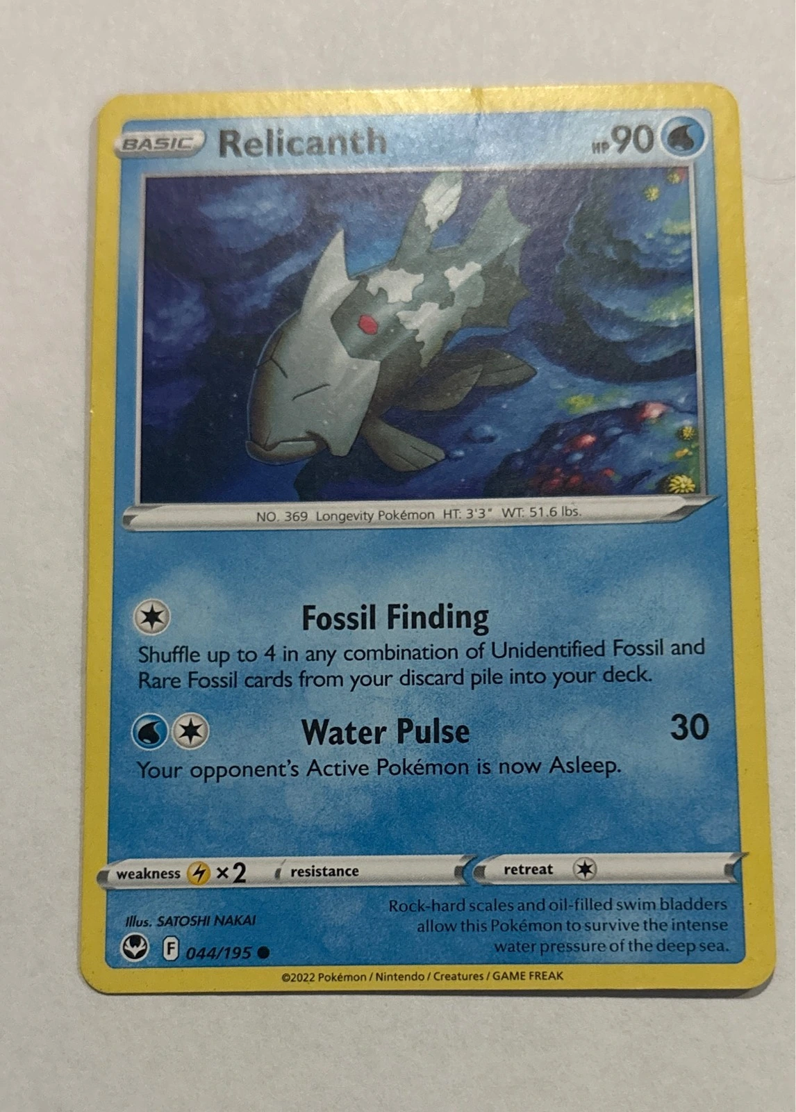 Relicanth - Silver Tempest #044/195