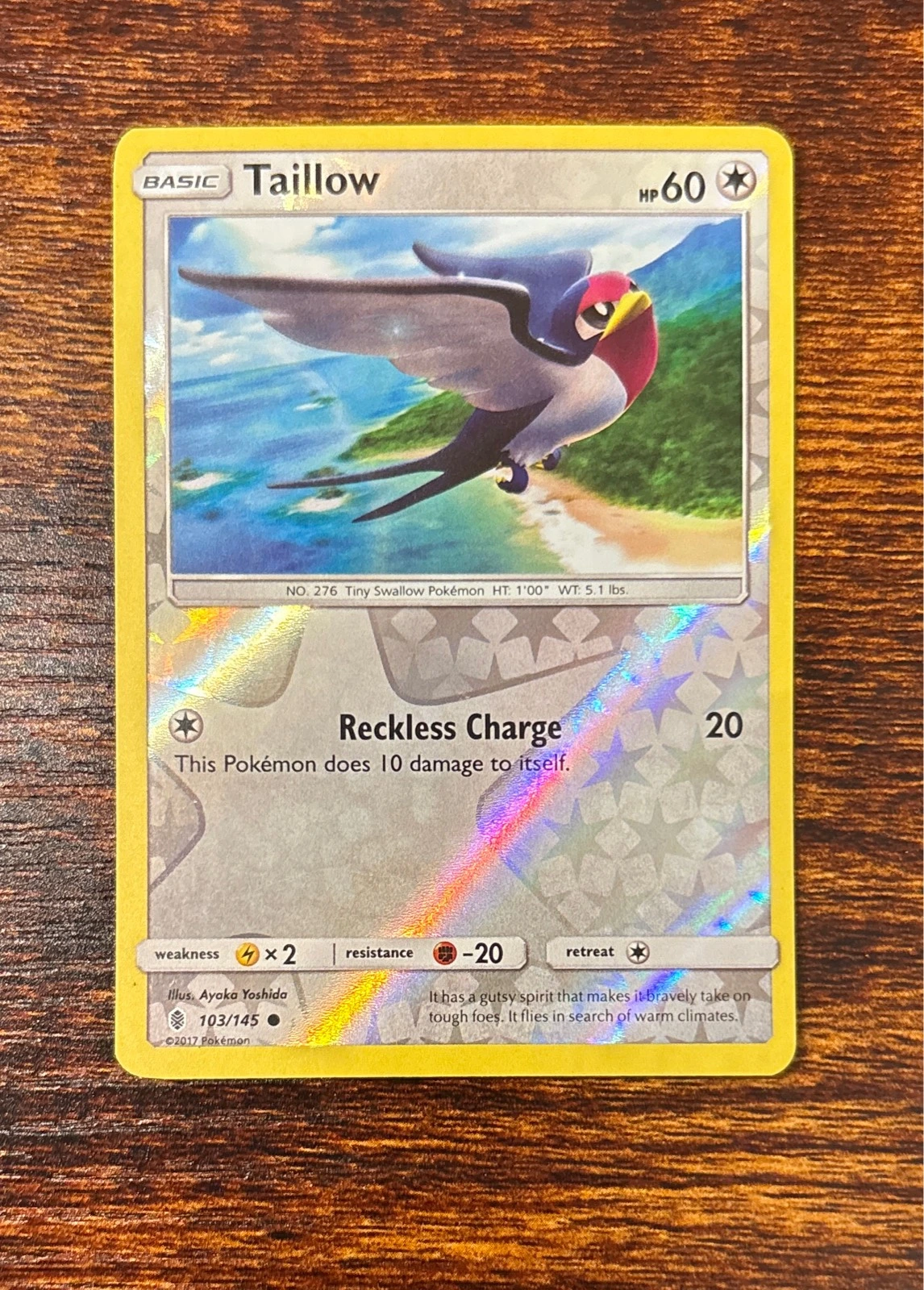 Taillow - Sun & Moon #103/145