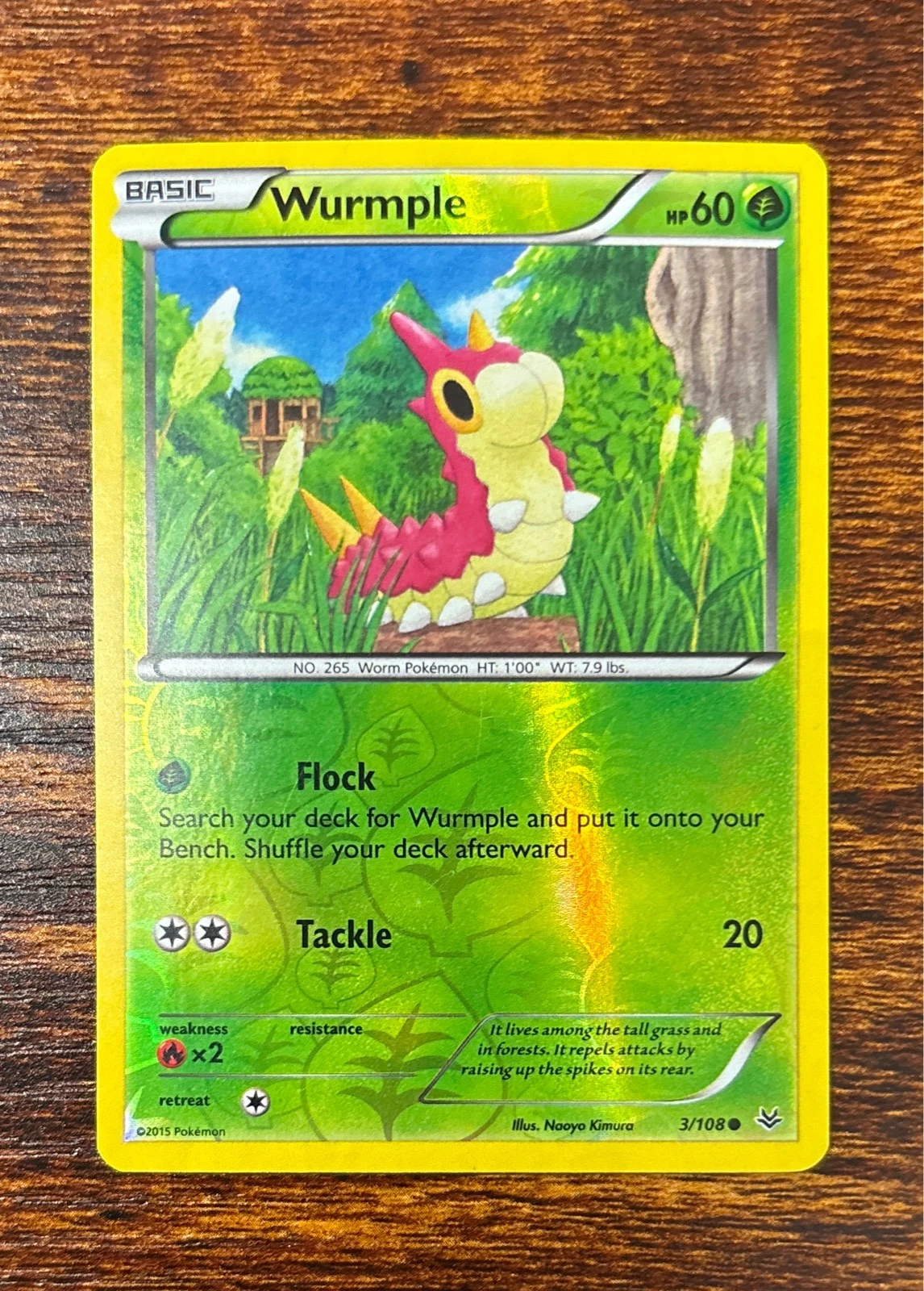 Wurmple - Roaring Skies #3/108