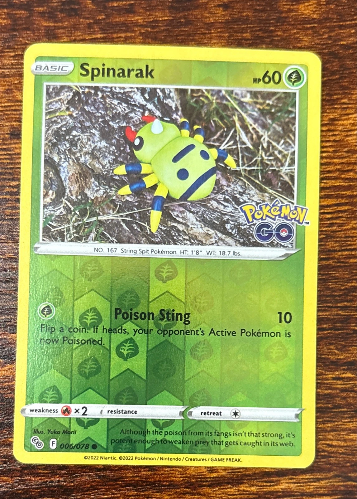 Spinarak - Pokémon GO #006/078