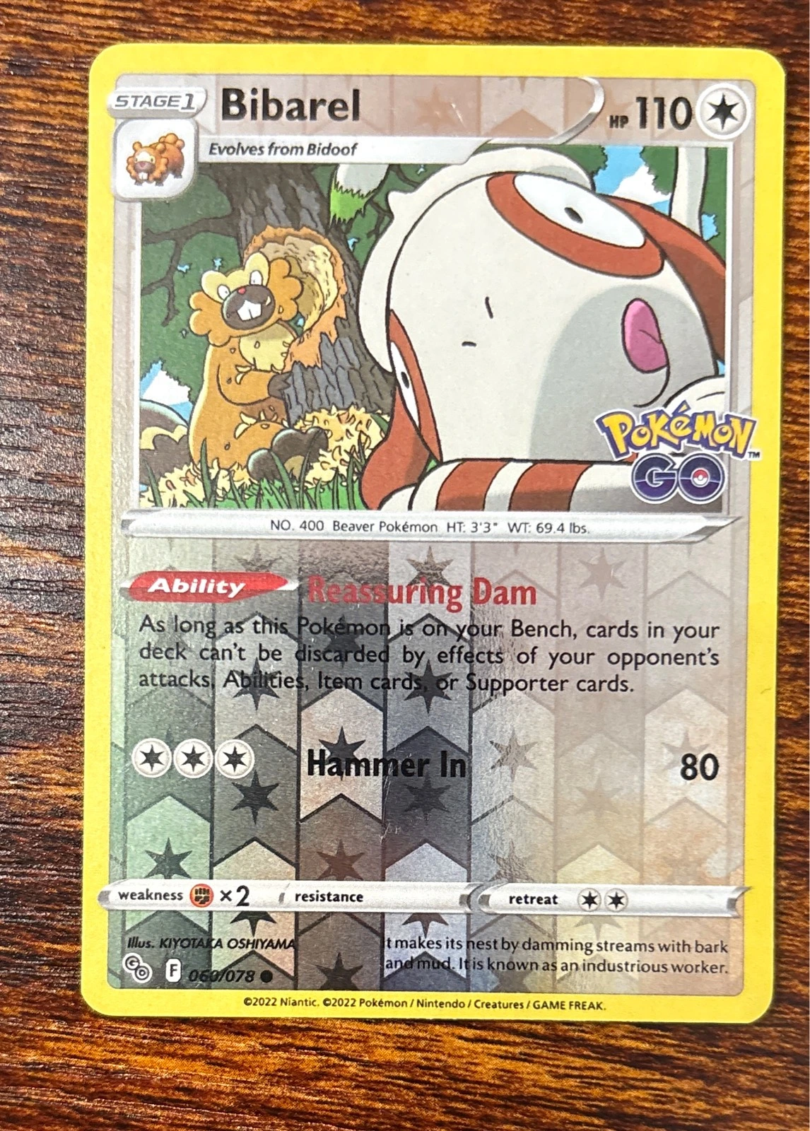 Bibarel - Pokémon GO #060/078