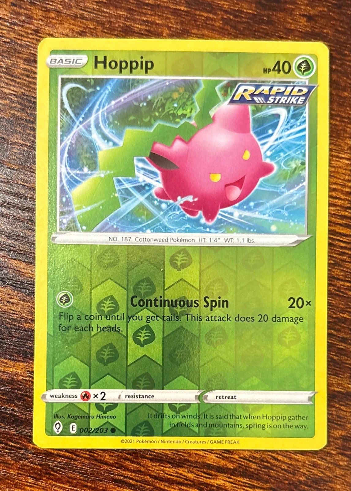 Hoppip - Evolving Skies #002/203