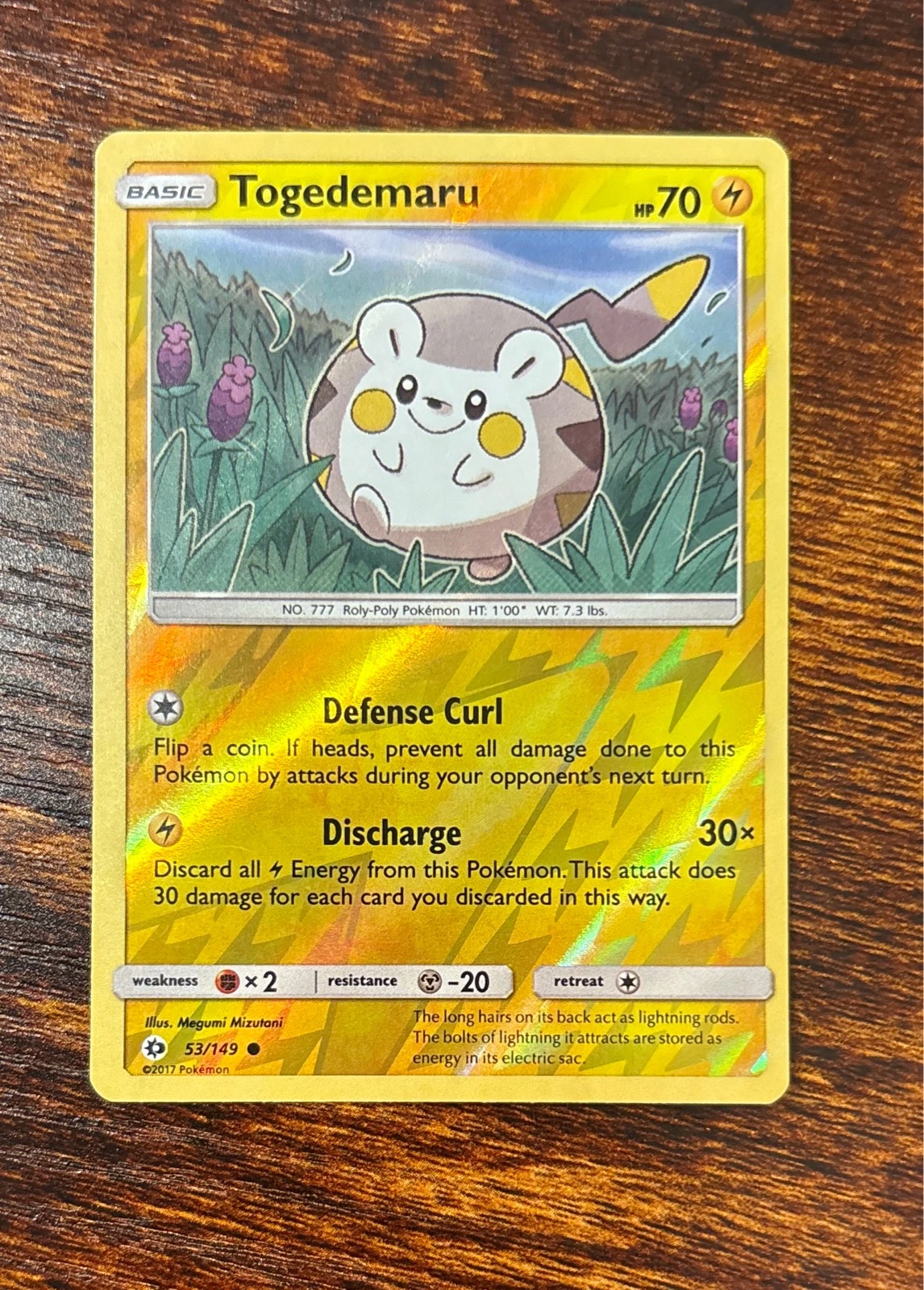 Togedemaru - Sun & Moon #53/149