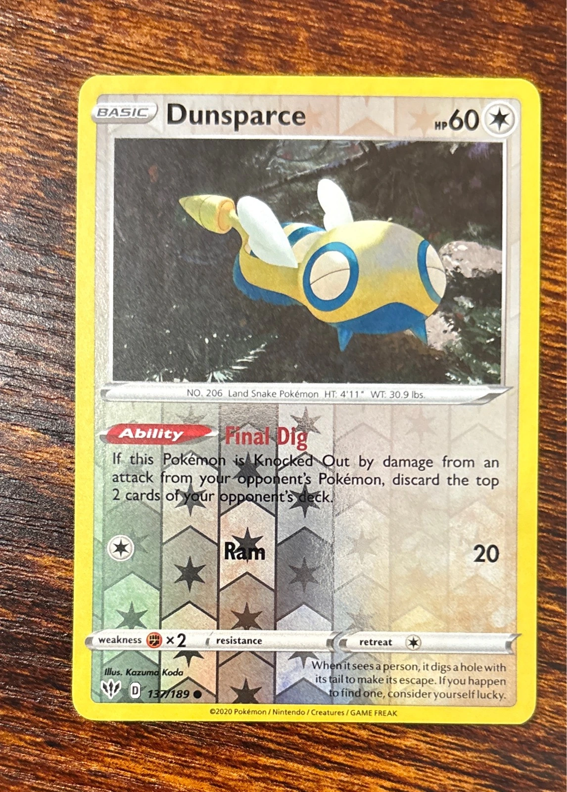 Dunsparce - Vivid Voltage #137/189