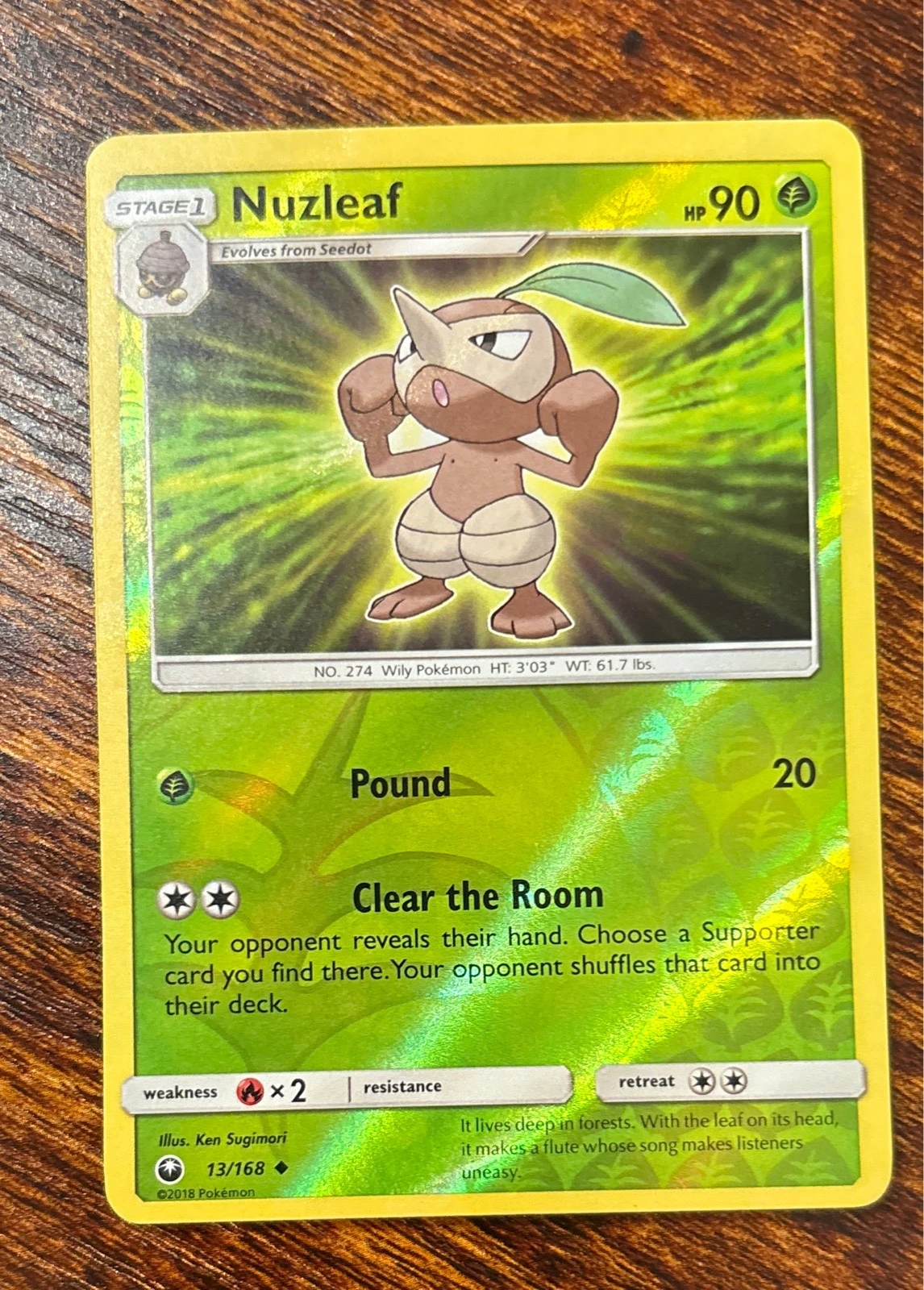 Nuzleaf - Celestial Storm #13/168