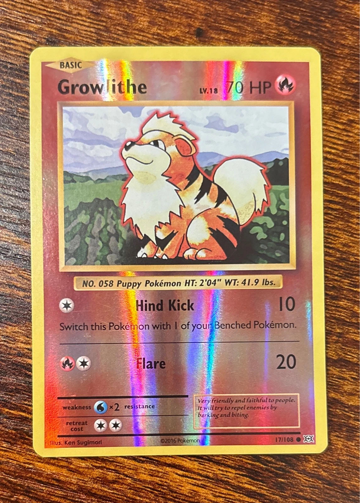 Growlithe - Evolutions #17/108