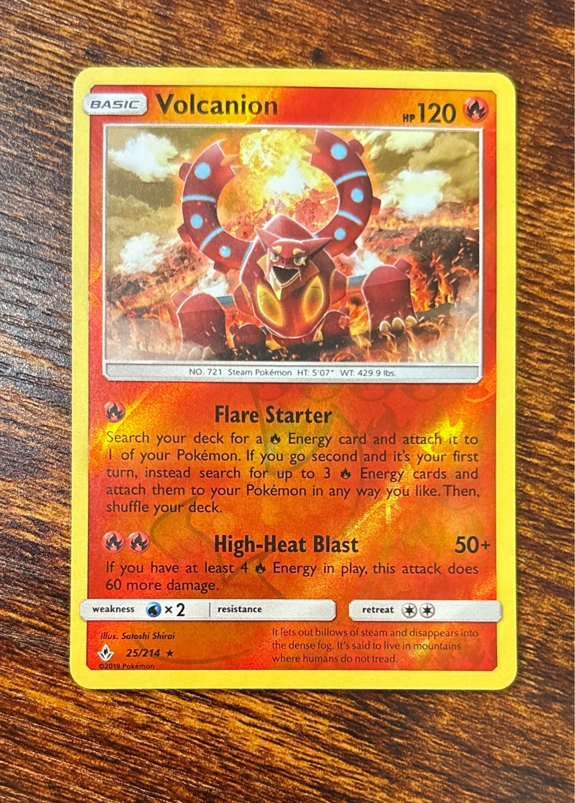 Volcanion - Unbroken Bonds #25/214