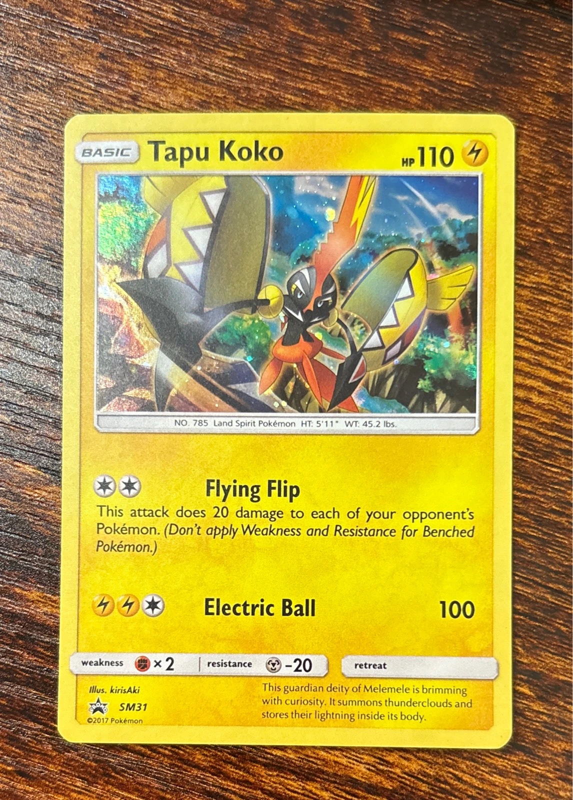 Tapu Koko - Sun & Moon Promos #SM31