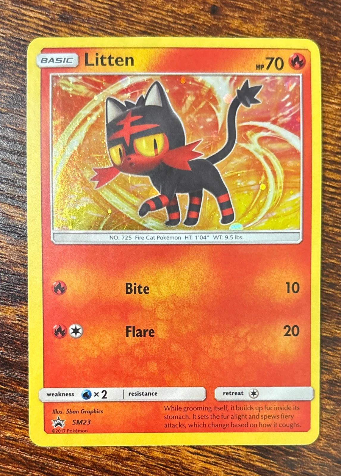 Litten - Sun & Moon Promos #SM23