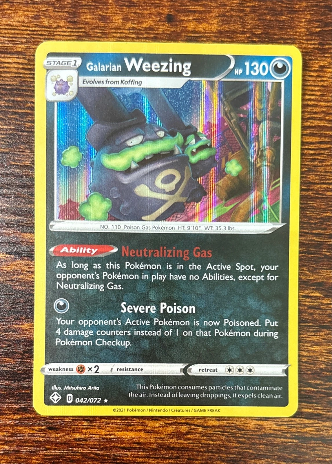 Galarian Weezing - Chilling Reign #042/072