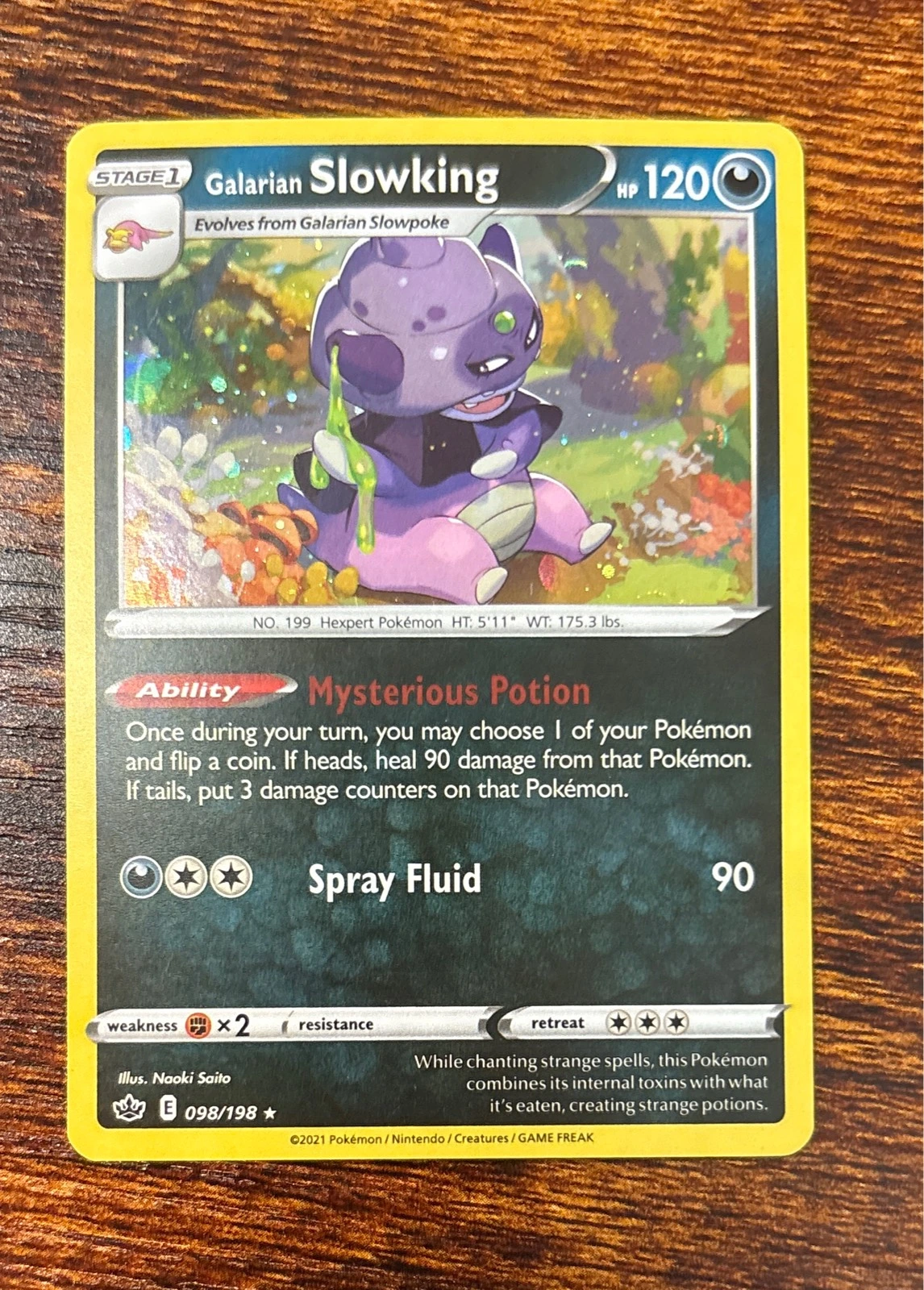 Galarian Slowking - Chilling Reign #098/198