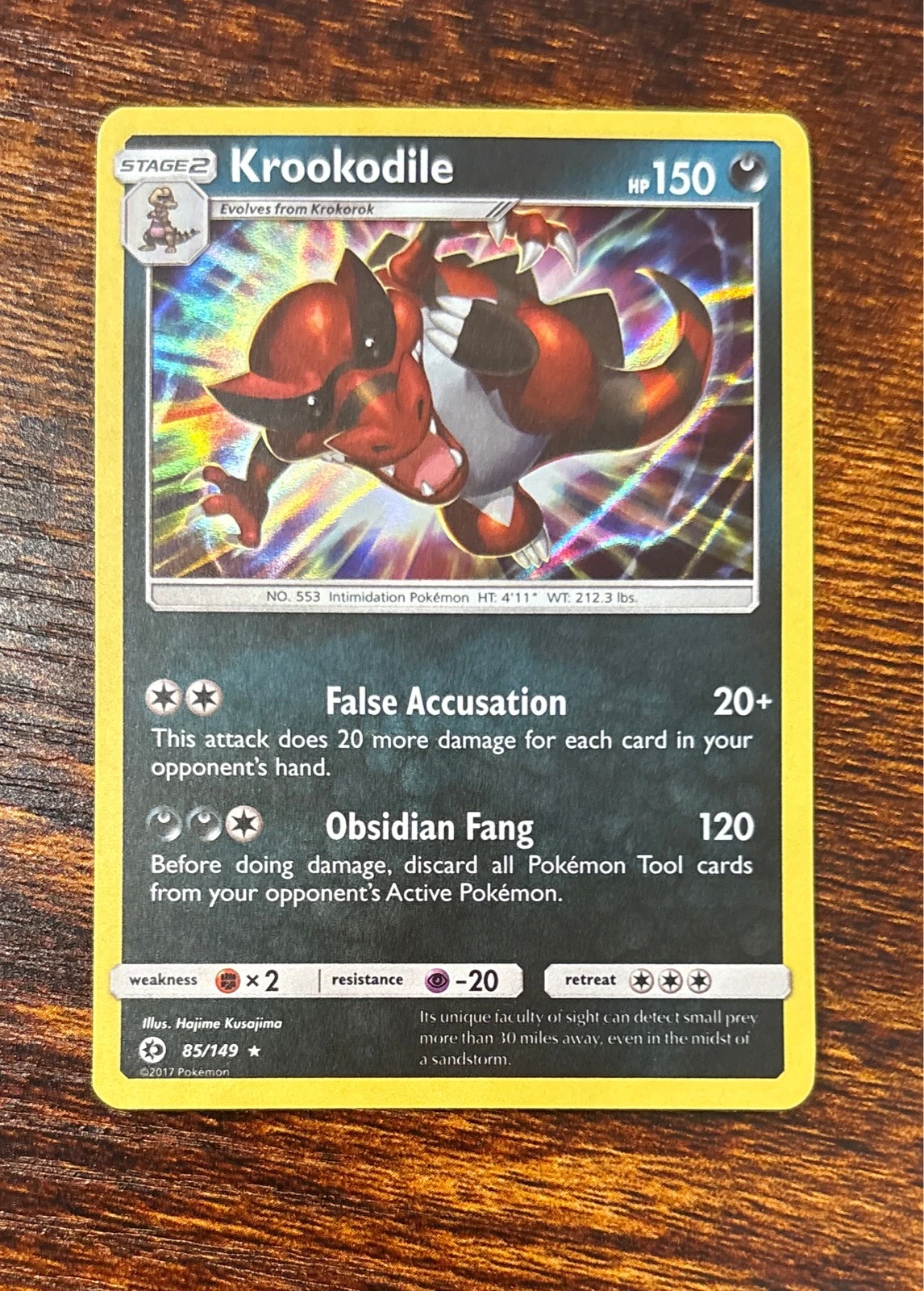 Krookodile - Sun & Moon #85/149