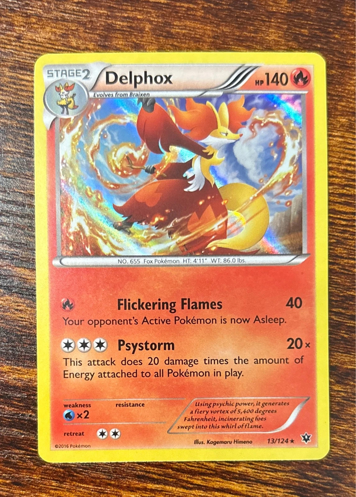 Delphox - Fates Collide #13/124