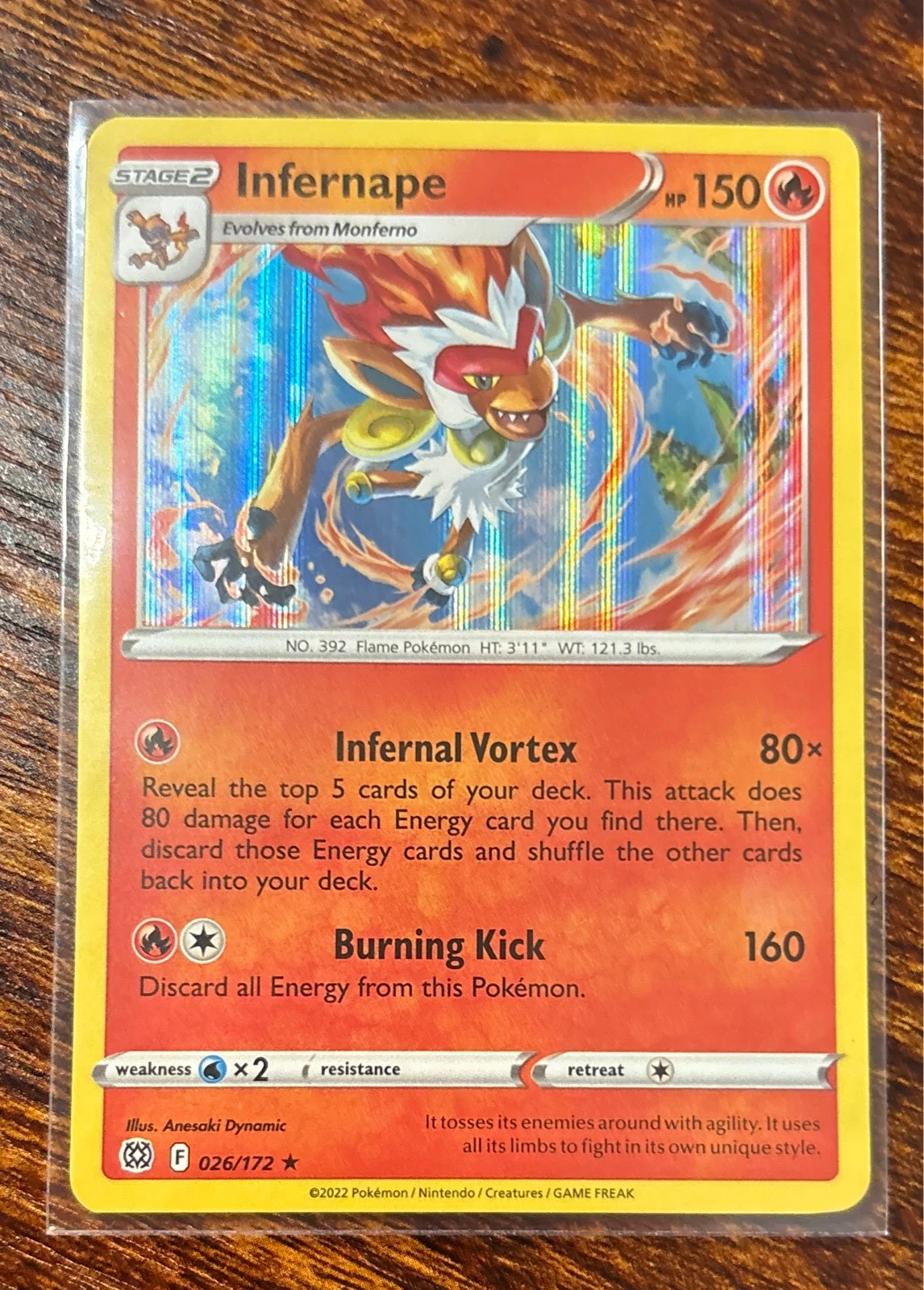 Infernape - Brilliant Stars #026/172
