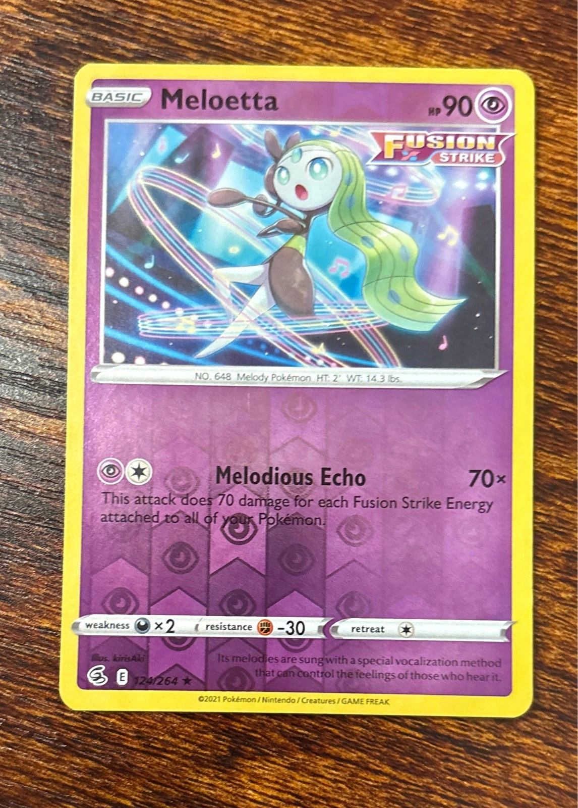 Meloetta - Fusion Strike #124/264