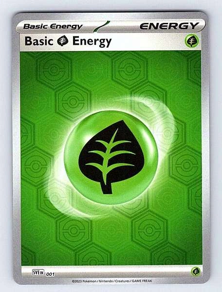 Basic Grass Energy - Scarlet & Violet Energies #001