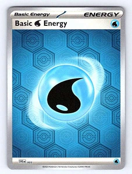 Basic Water Energy - Scarlet & Violet Energies #003
