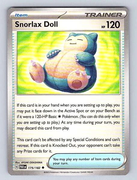 Snorlax Doll - Paradox Rift #175/182