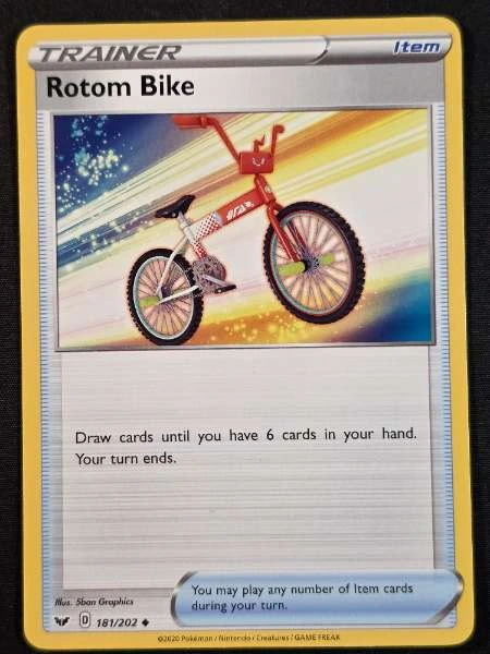 Rotom Bike - Sword & Shield #181/202