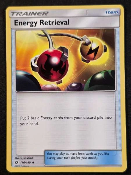 Energy Retrieval - Sun & Moon Base Set #116/149