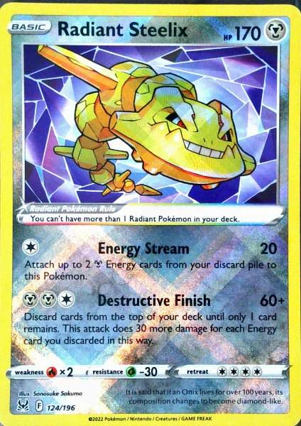 Radiant Steelix - Lost Origin #124/196