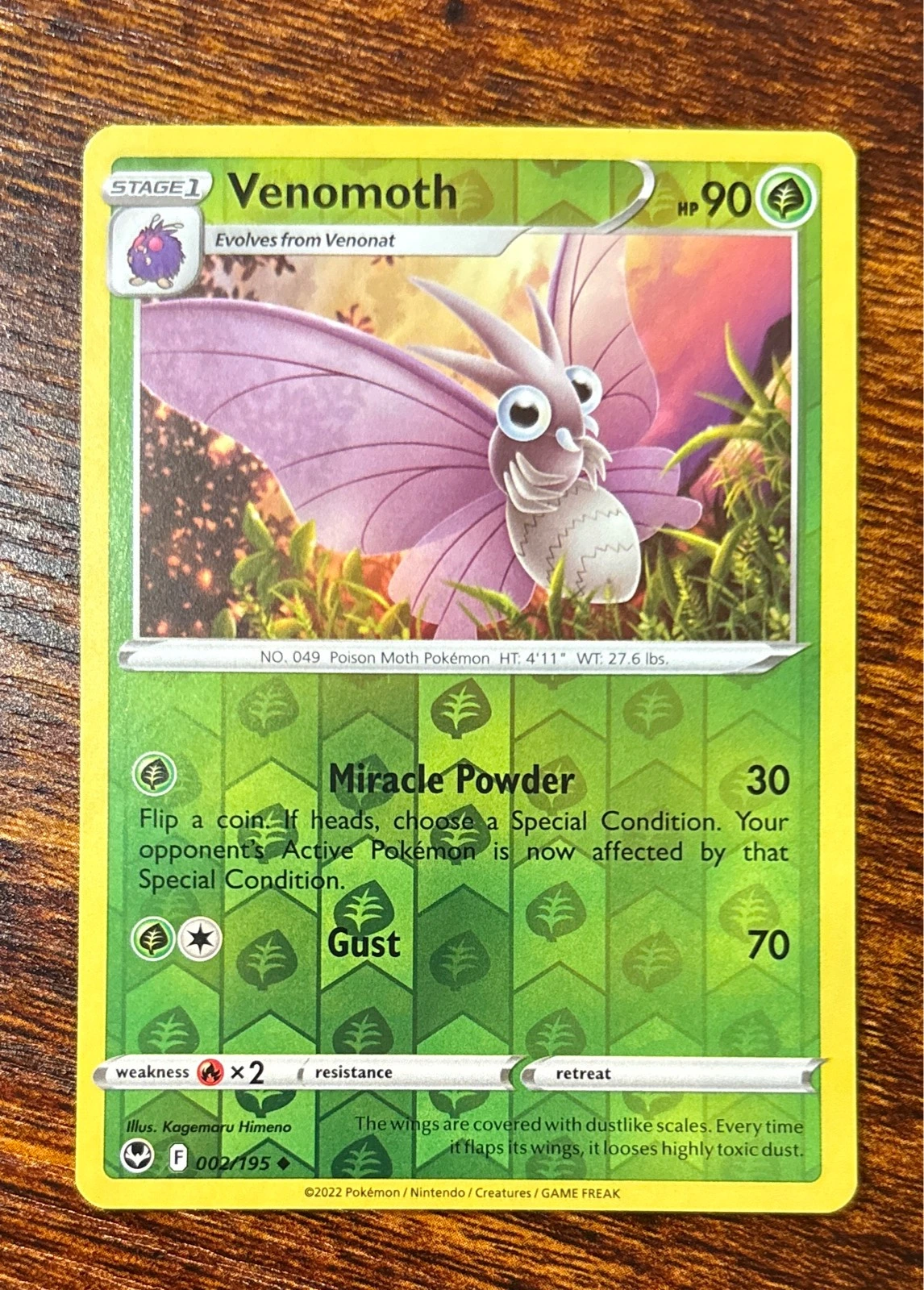Venomoth - Silver Tempest #002/195