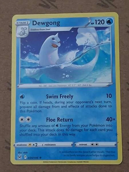 Dewgong - Lost Origin #034/196