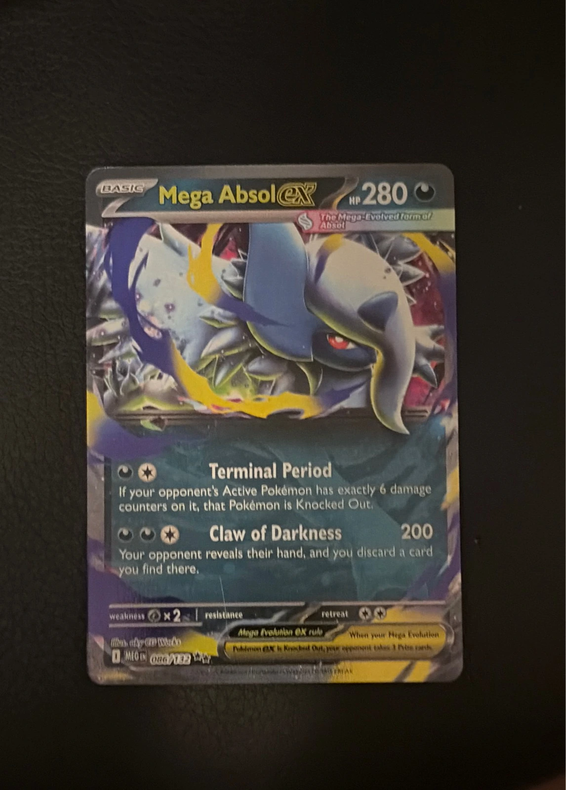 Mega Absol-EX - Pokémon TCG Mega Evolution #086/132
