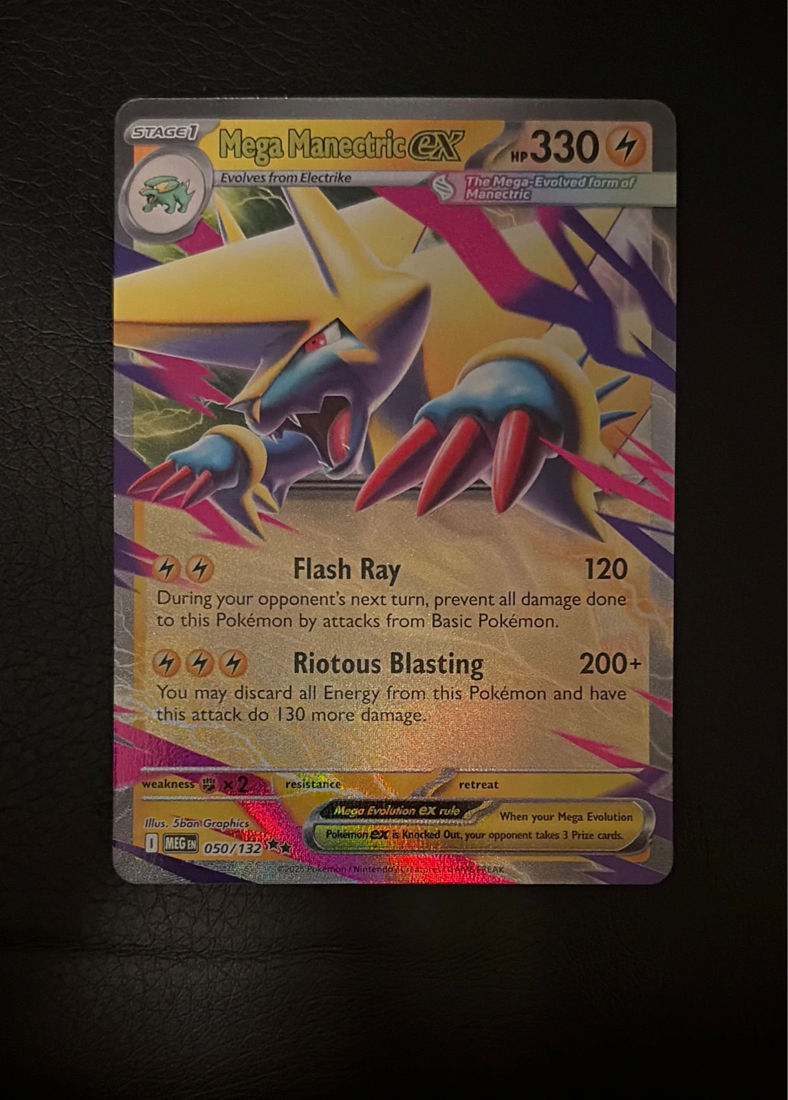 Mega Manectric ex - Pokémon TCG Mega Evolution #050/132