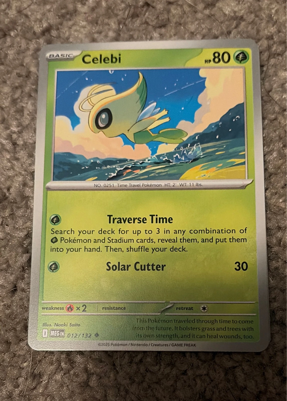 Pokemon Mega Evolution - 012/132 Celebi #012/132
