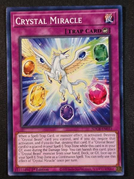 Crystal Miracle - Structure Deck: Legend of the Crystal Beasts #SDCB-EN033