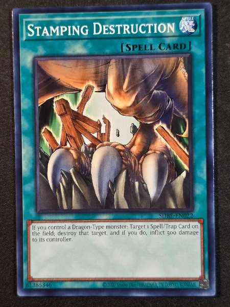 Stamping Destruction - Saga of Blue Eyes White Dragon #SDBE-EN022