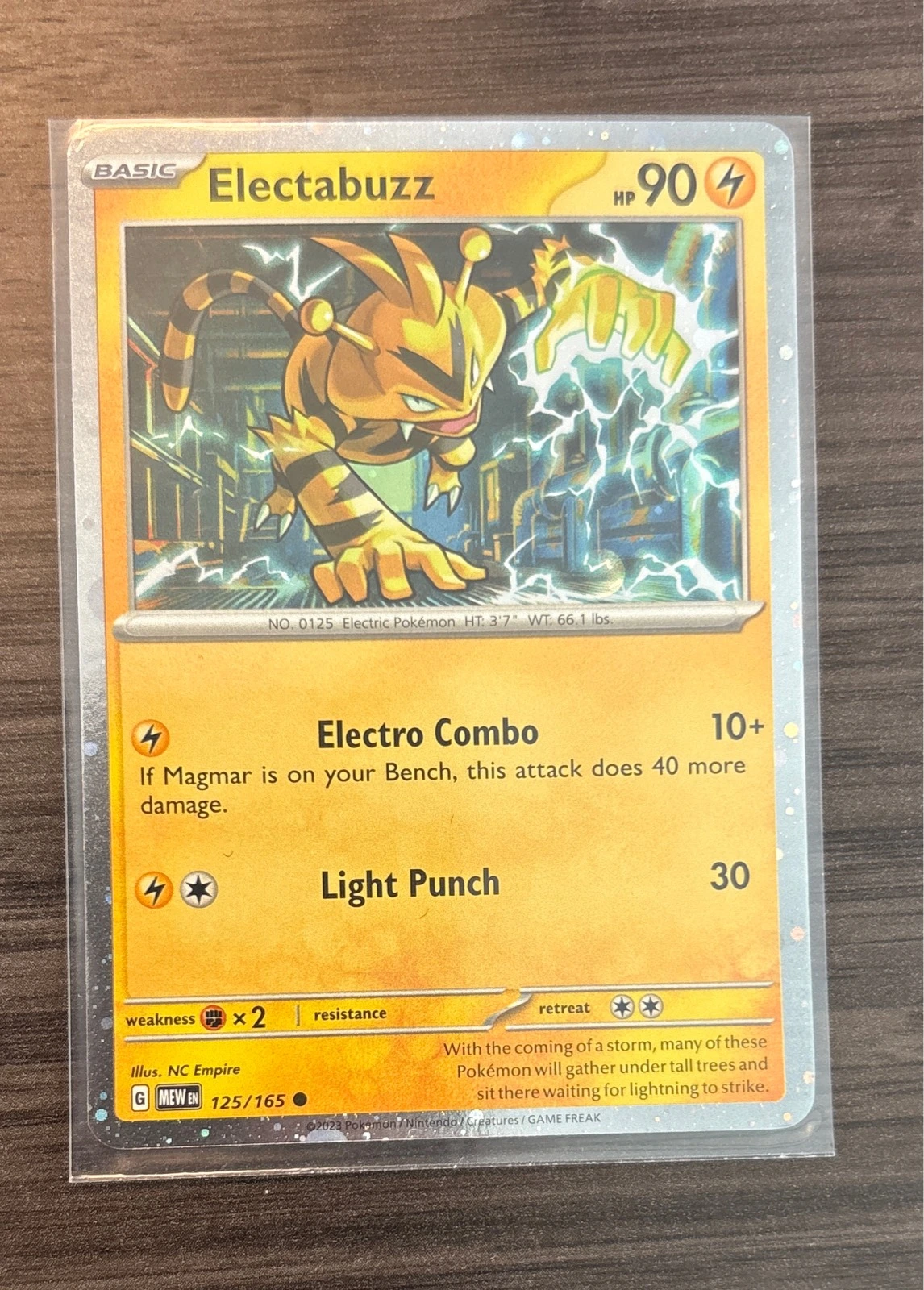 Electabuzz - Pokémon 151 #125/165