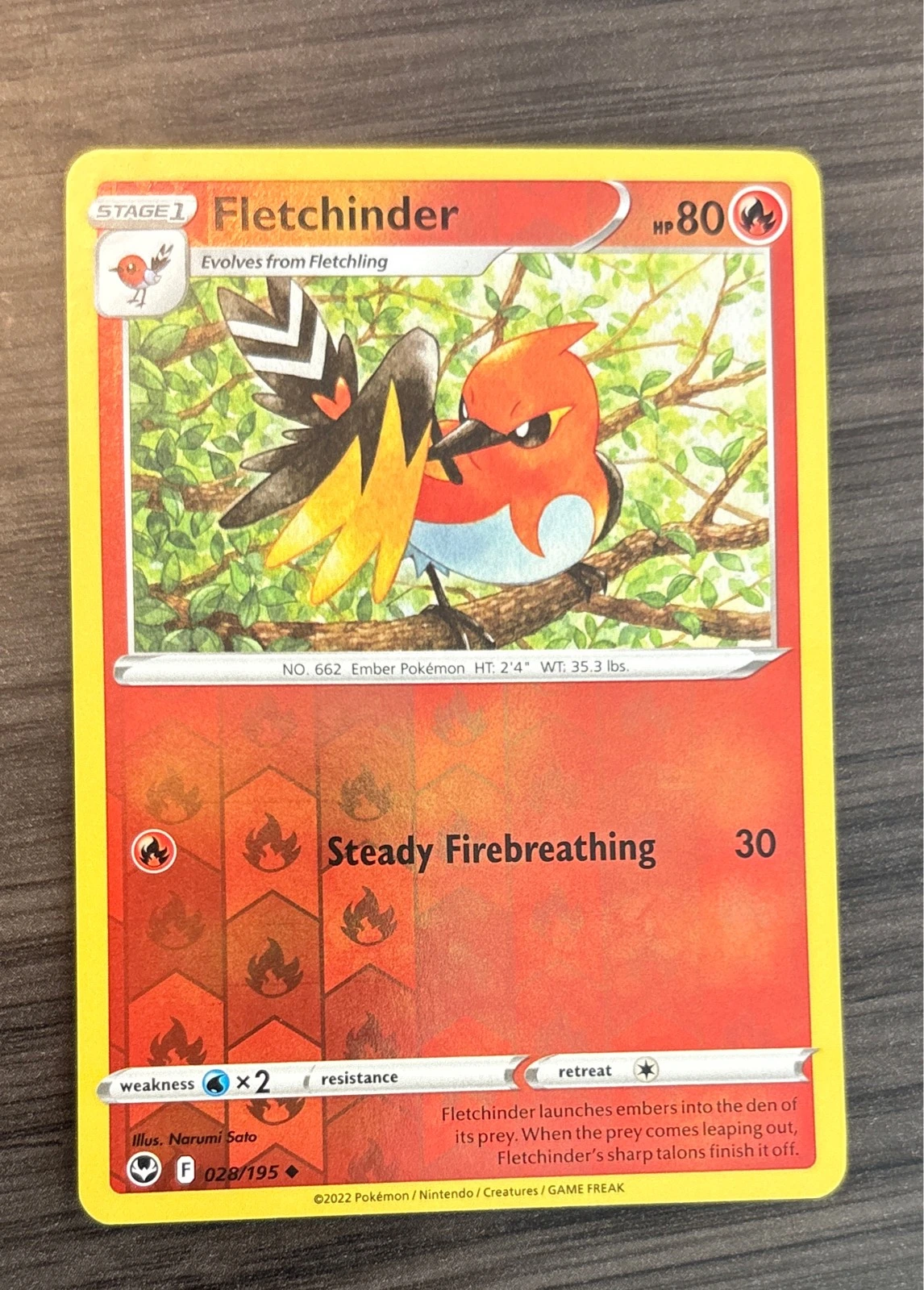 Fletchinder - Silver Tempest #028/195