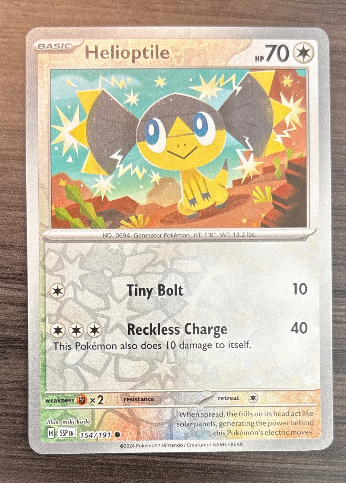 Helioptile - Surging Sparks #154/191
