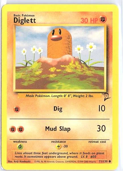 Diglett - Base Set 2 #71/130