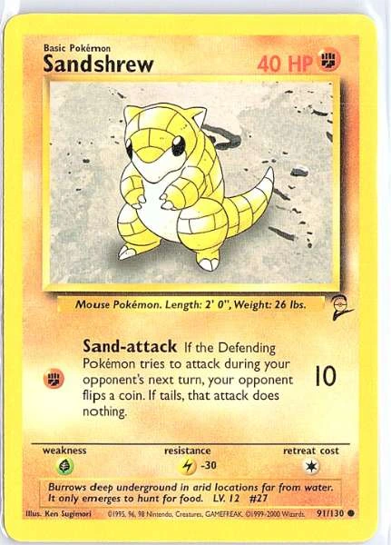 Sandshrew - Base Set 2 #91/130