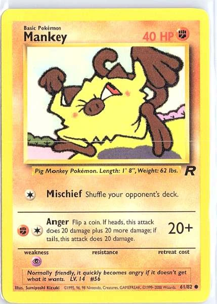 Mankey - Team Rocket #61/82