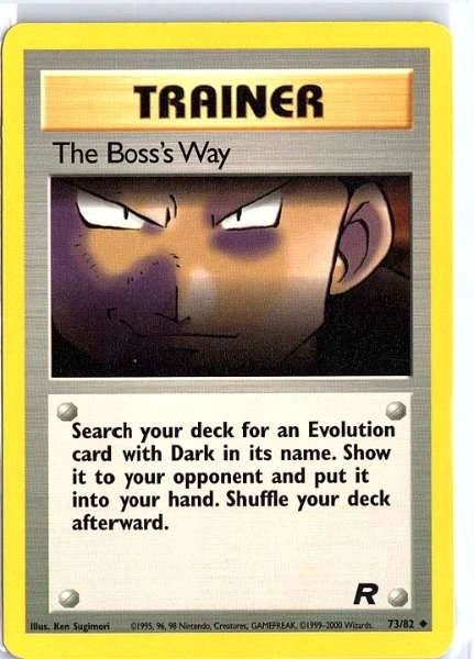 The Boss's Way - Team Rocket #73/82