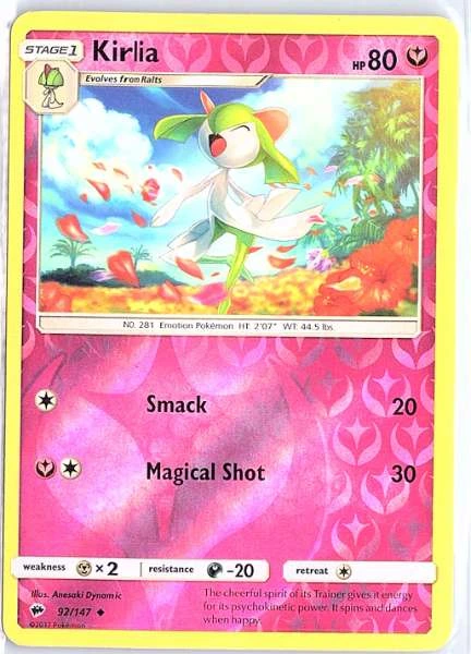 Kirlia - Burning Shadows #92/147