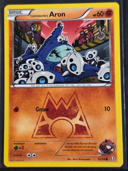 Team Magma's Aron - Double Crisis #12/34