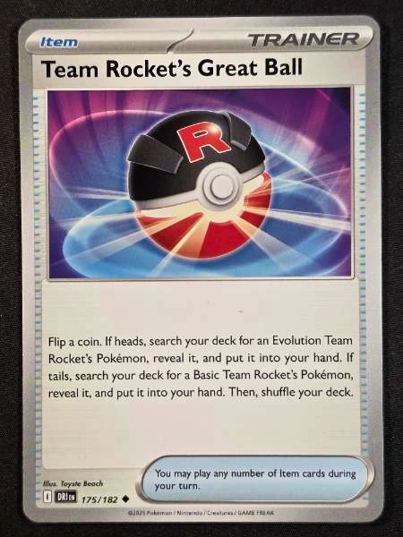Team Rocket's Great Ball - Destined Rivals #175/182