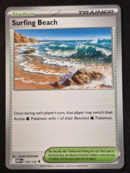 Surfing Beach - Play! Pokemon Prize Pack Series 8 #129/132