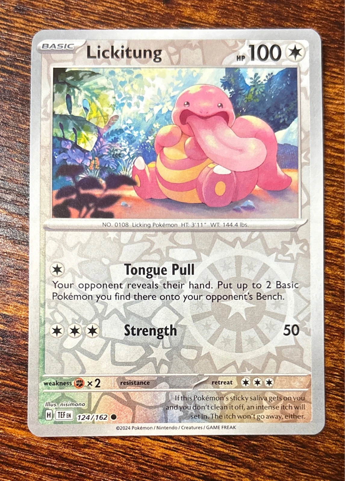 Lickitung - Temporal Forces #124/162