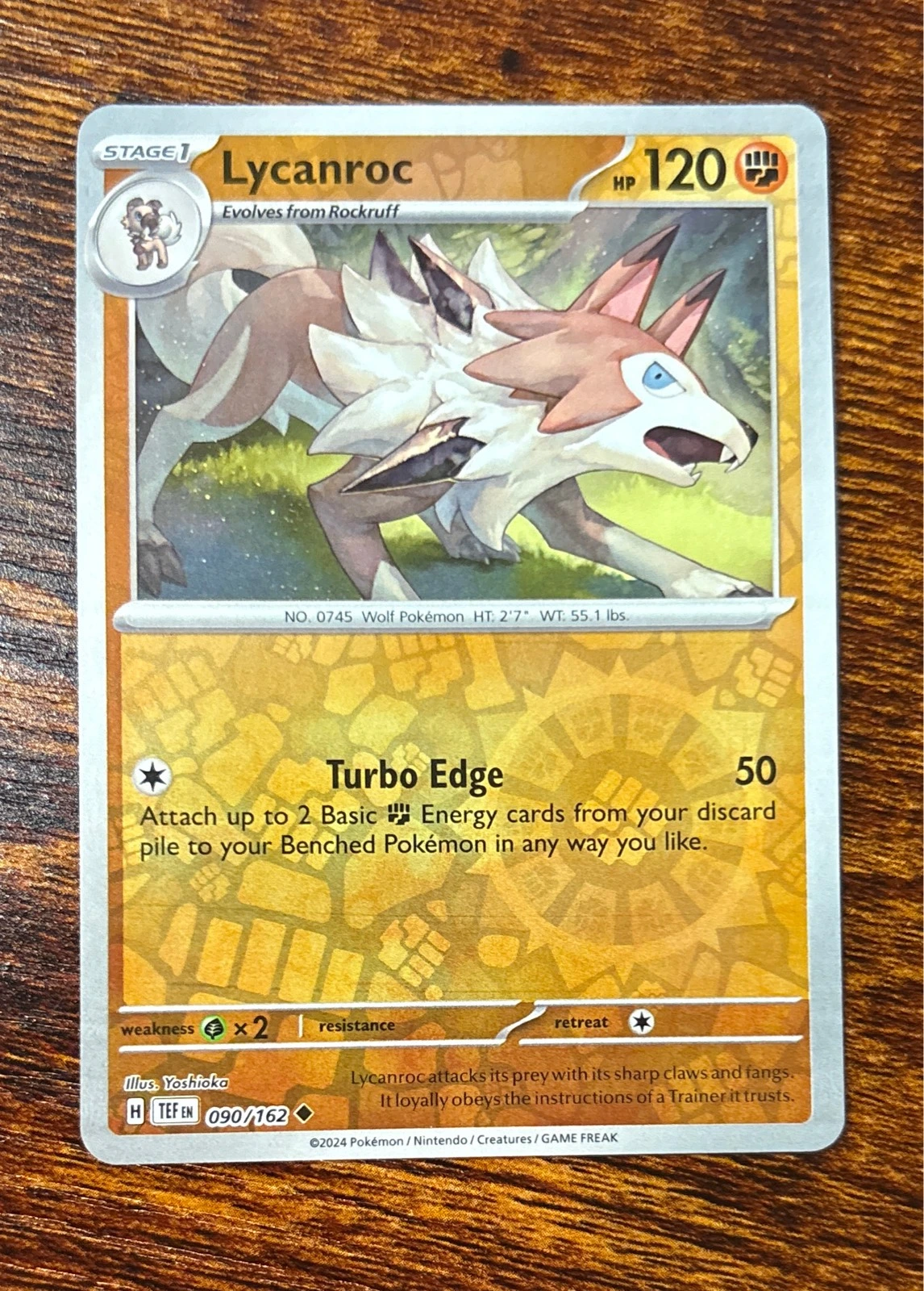 Lycanroc - Temporal Forces #090/162