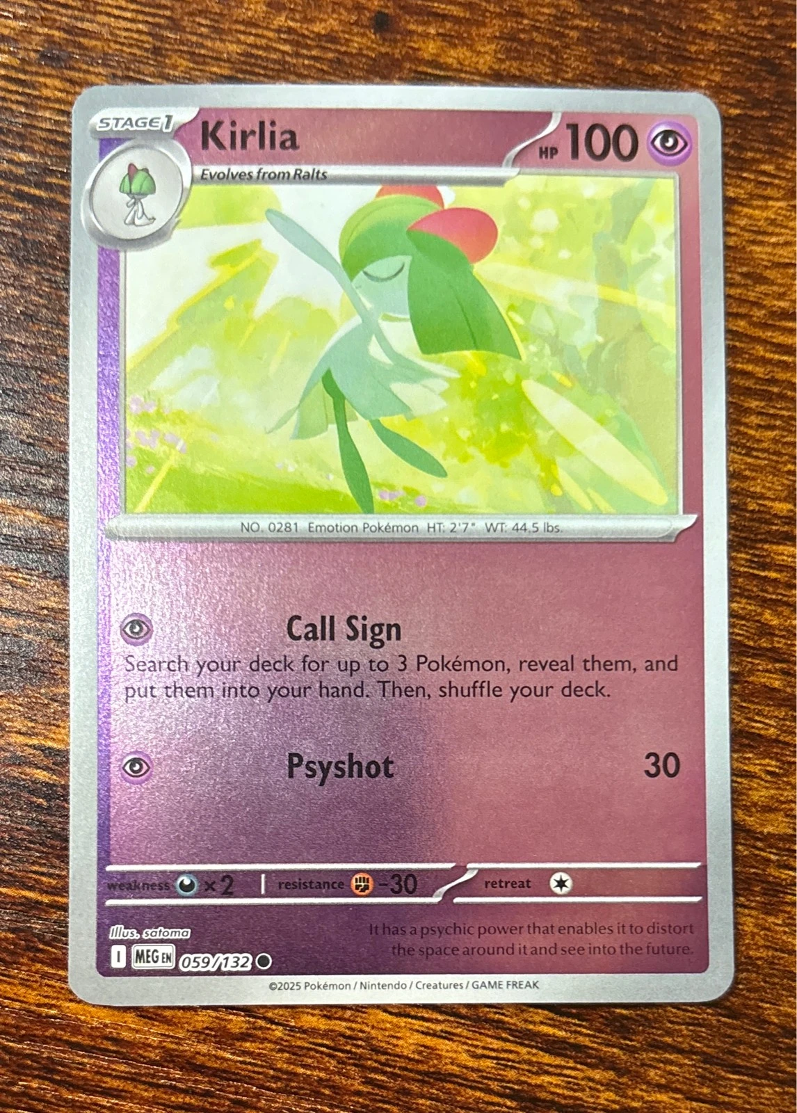 Kirlia - Pokémon TCG: Scarlet & Violet—Prismatic Evolutions #059/132