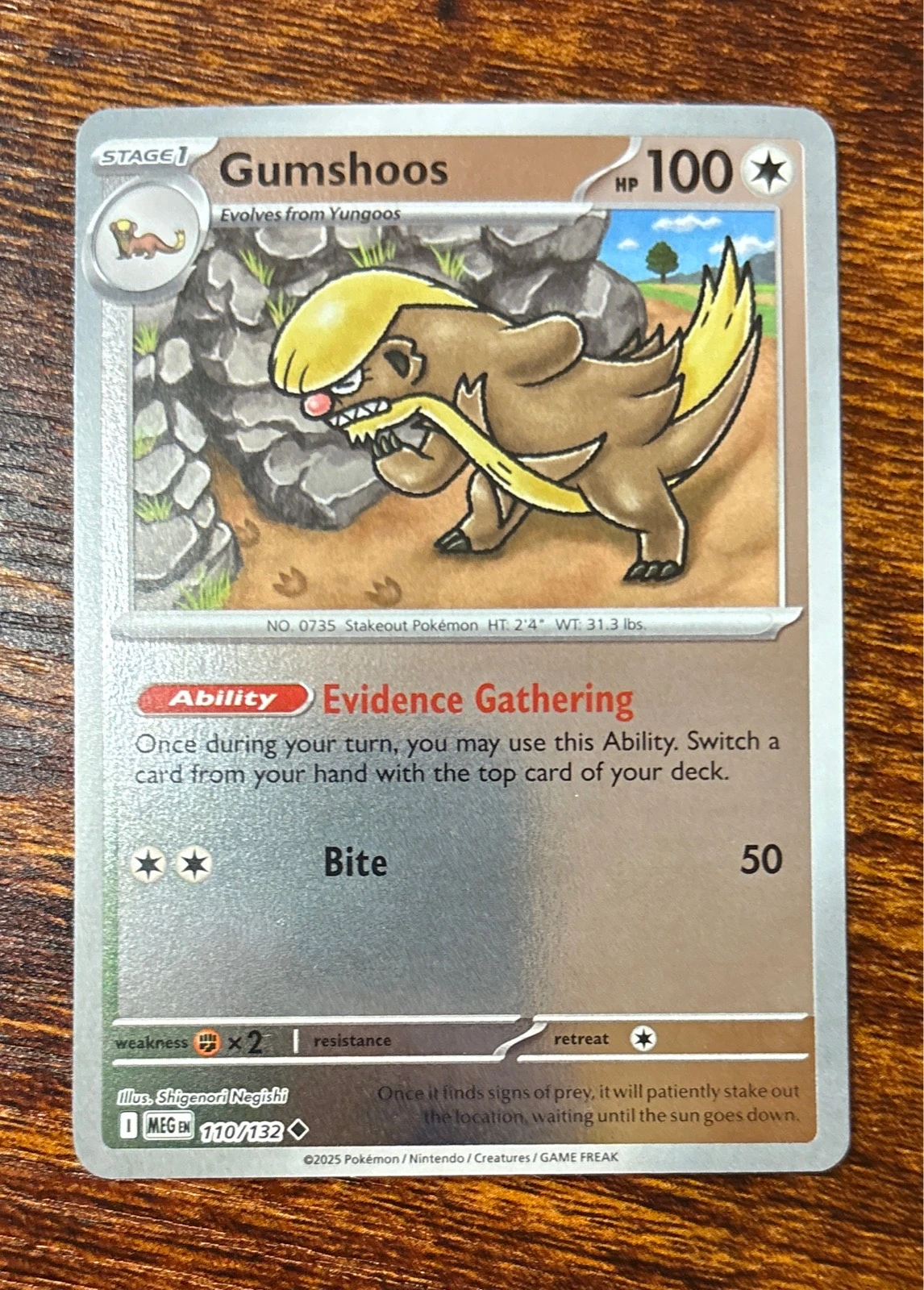 Gumshoos - Pokémon #110/132