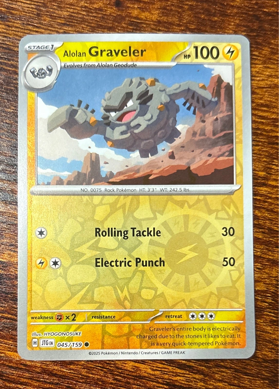Alolan Graveler - Prismatic Evolutions #045/159
