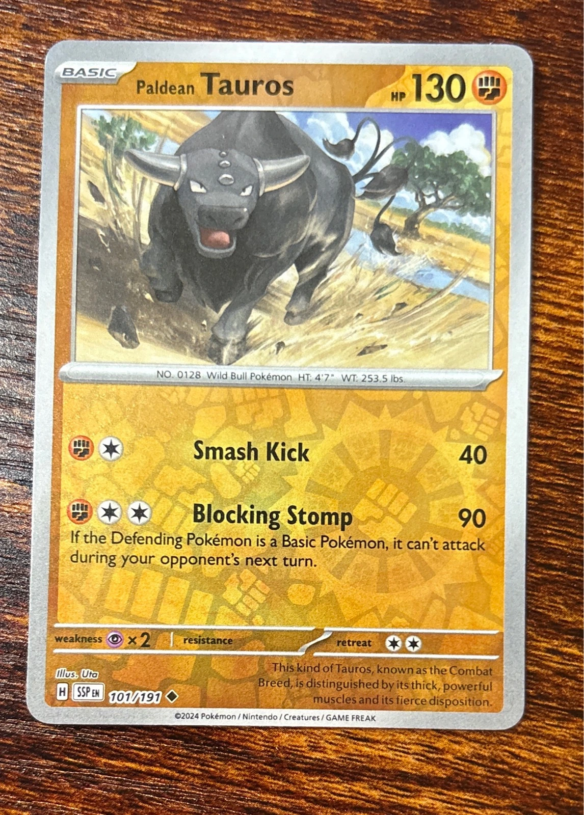 Paldean Tauros - Stellar Crown #101/191