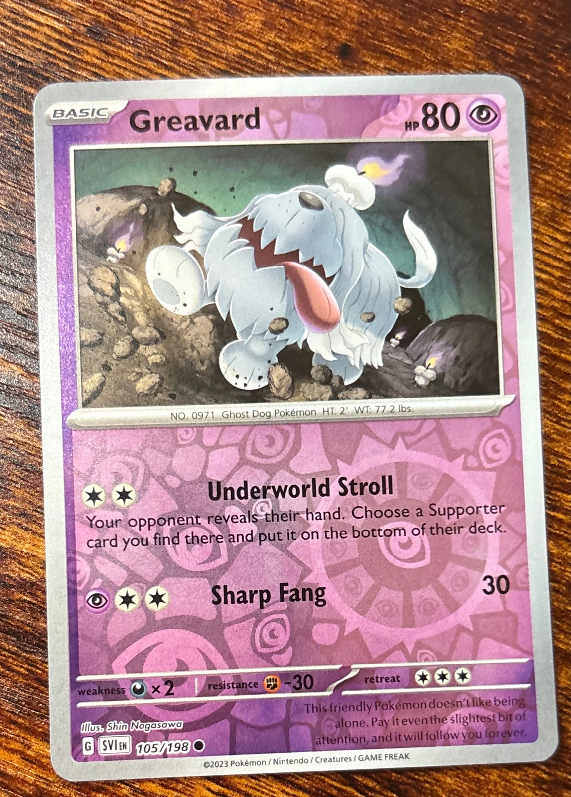 Greavard - Scarlet & Violet #105/198